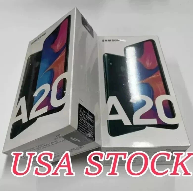 Samsung Galaxy A20 4G LTE 6.4″ 3+32GB 13MP GSM Fully Unlocked SM-A205U1 -Black