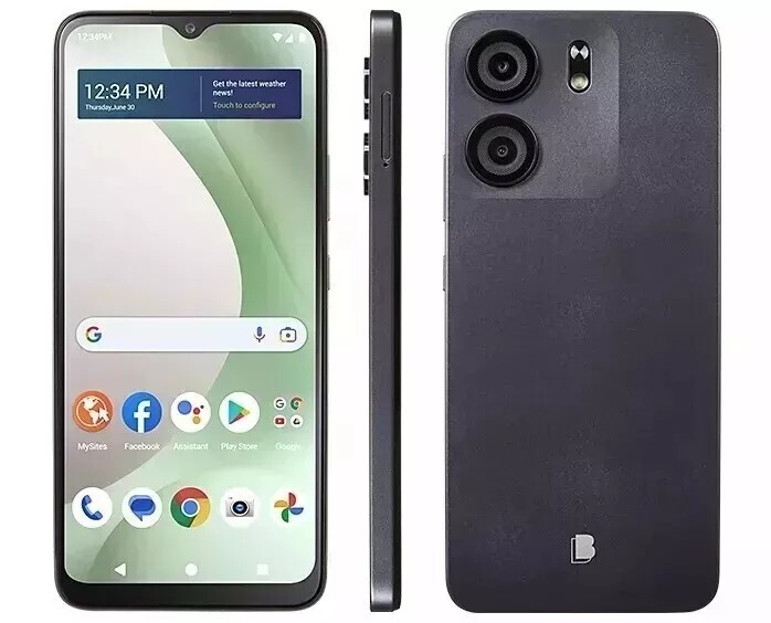 Blu View 5 B160V 64GB 3GB Walmart Family Mobile Locked Space Gray New