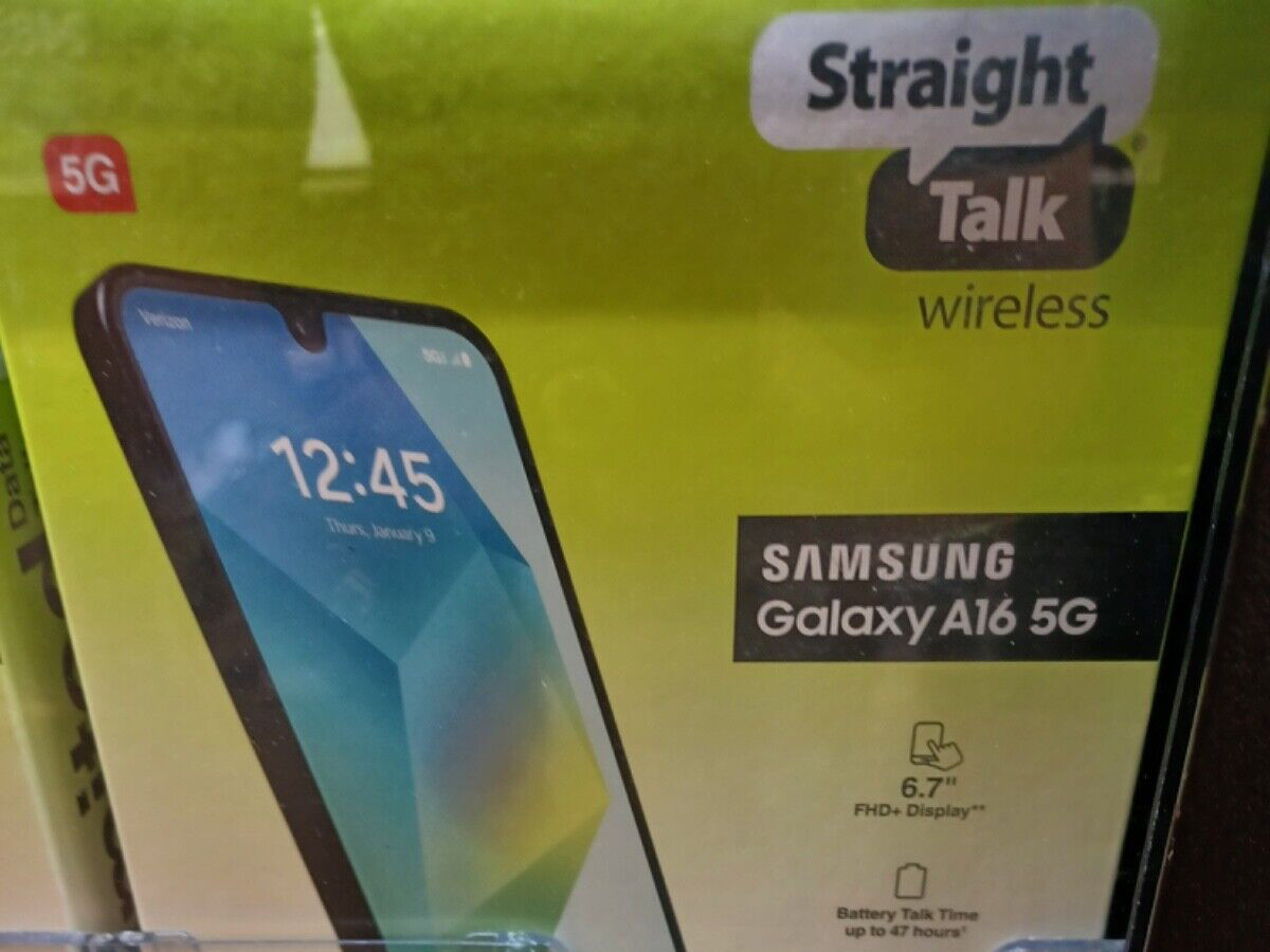 Samsung Galaxy A16 (5G) Straight Talk Wireless Prepaid Smartphone – Brand New