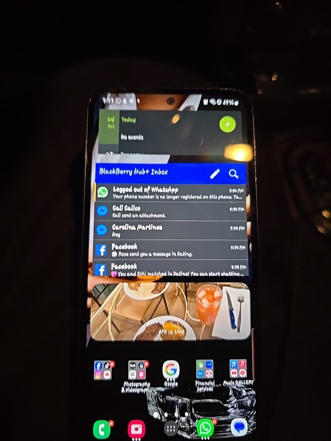 Samsung Galaxy A54 5G With TikTok And CapCut Installed SD Card Slot