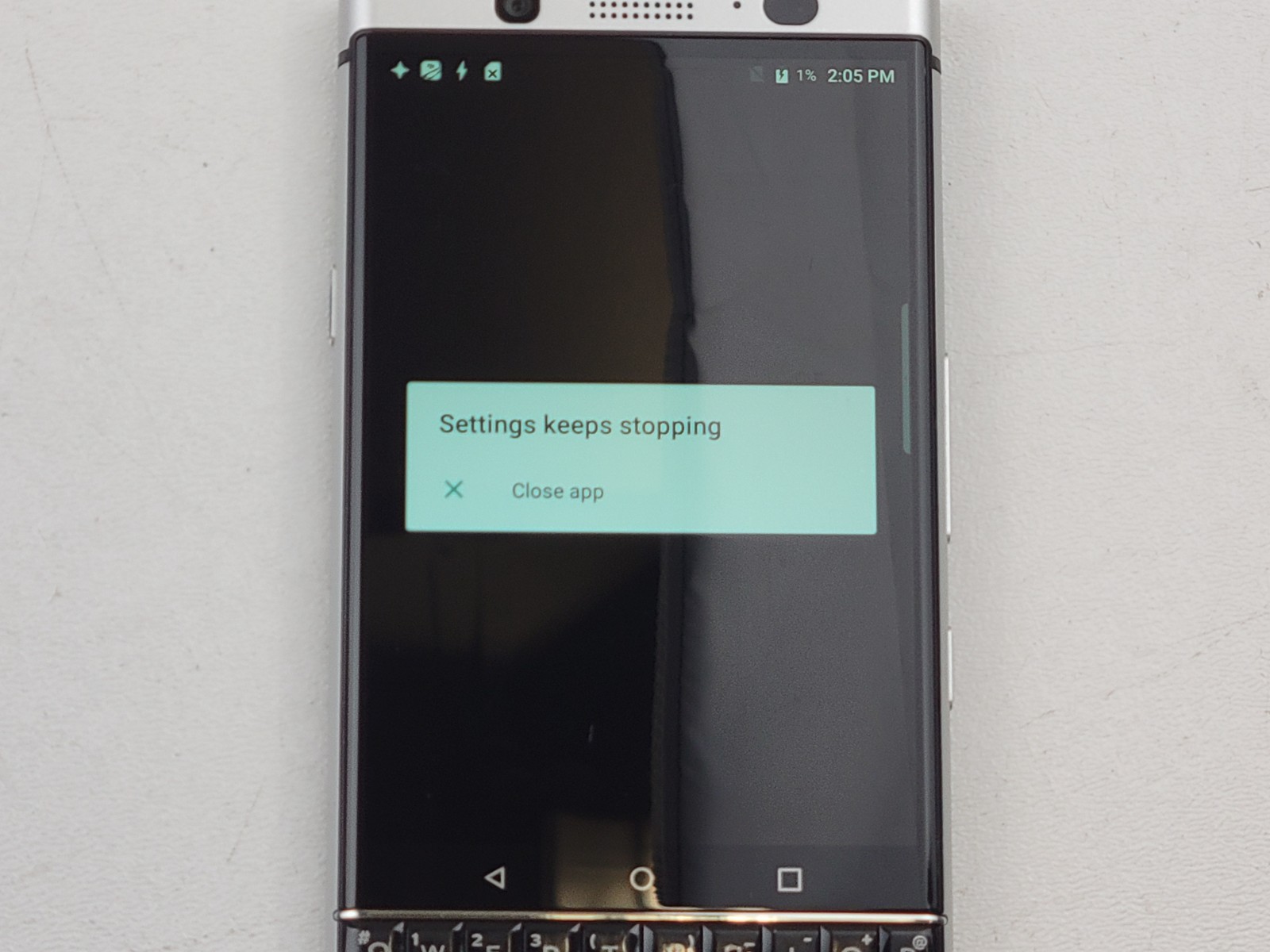 BlackBerry KeyOne (BBB100-3) 32GB (Verizon) Smartphone – *PLEASE READ* – H6626