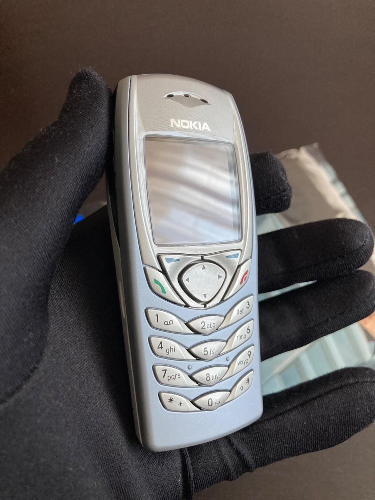 FULL BOXED lifetimer 17h Nokia 6100 NPL-2 Light Blue Made in Germany (unlocked)