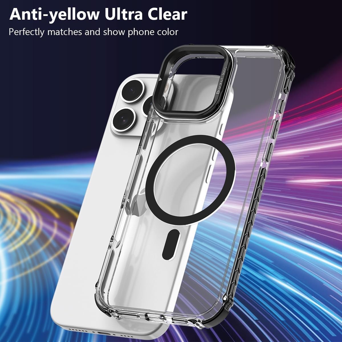 iPhone 16 Pro Max Case Military Grade Shockproof Heavy Duty Protective Kickstand