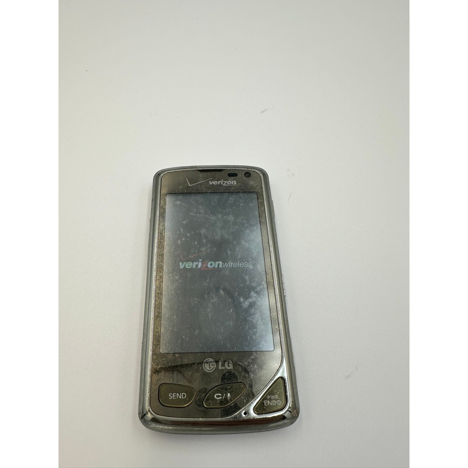 LG Dare VX9700 Verizon Wireless Cell Phone Purple Silver Retro Touchscreen