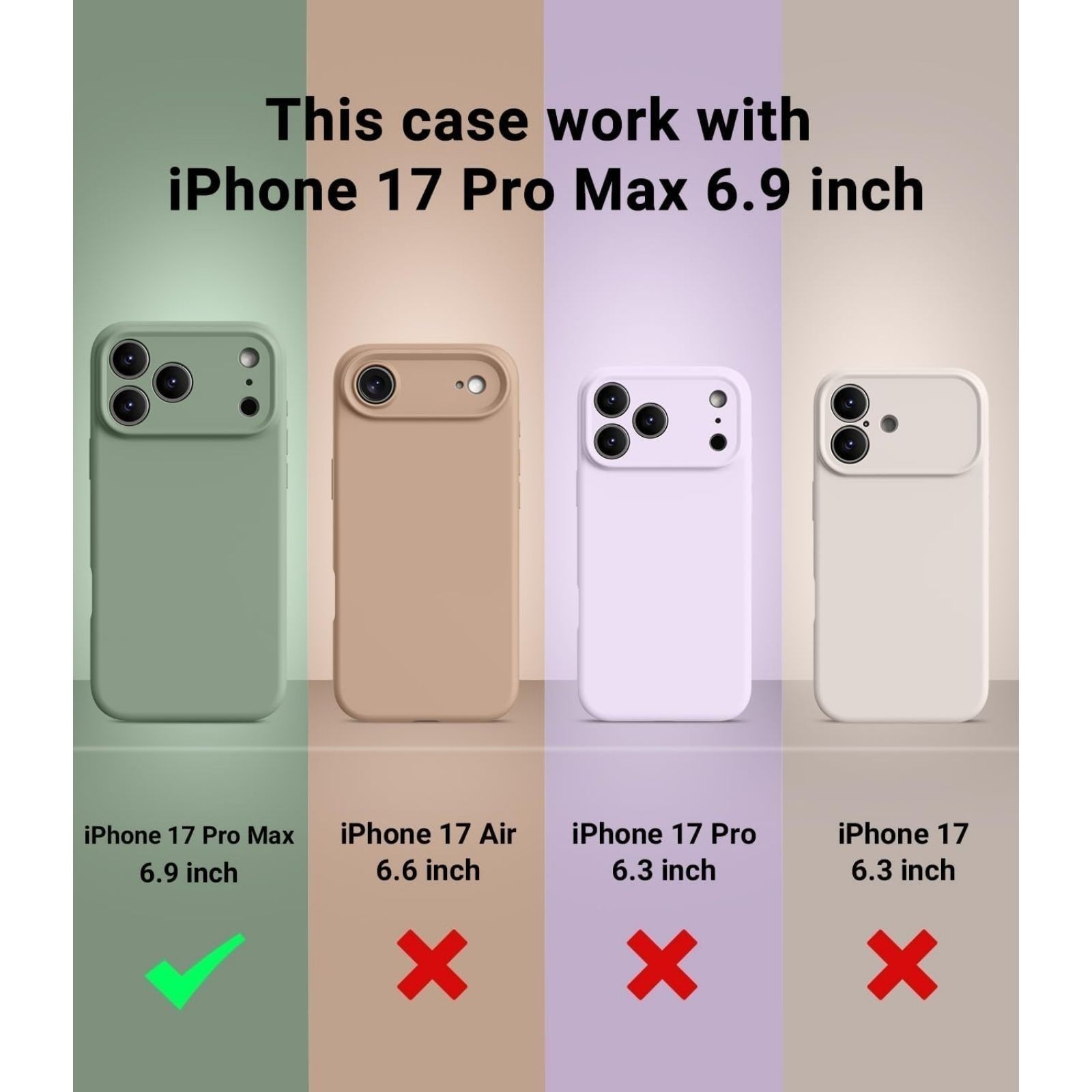 iPhone 17 Pro Max Case Anti Yellow Shockproof Cover