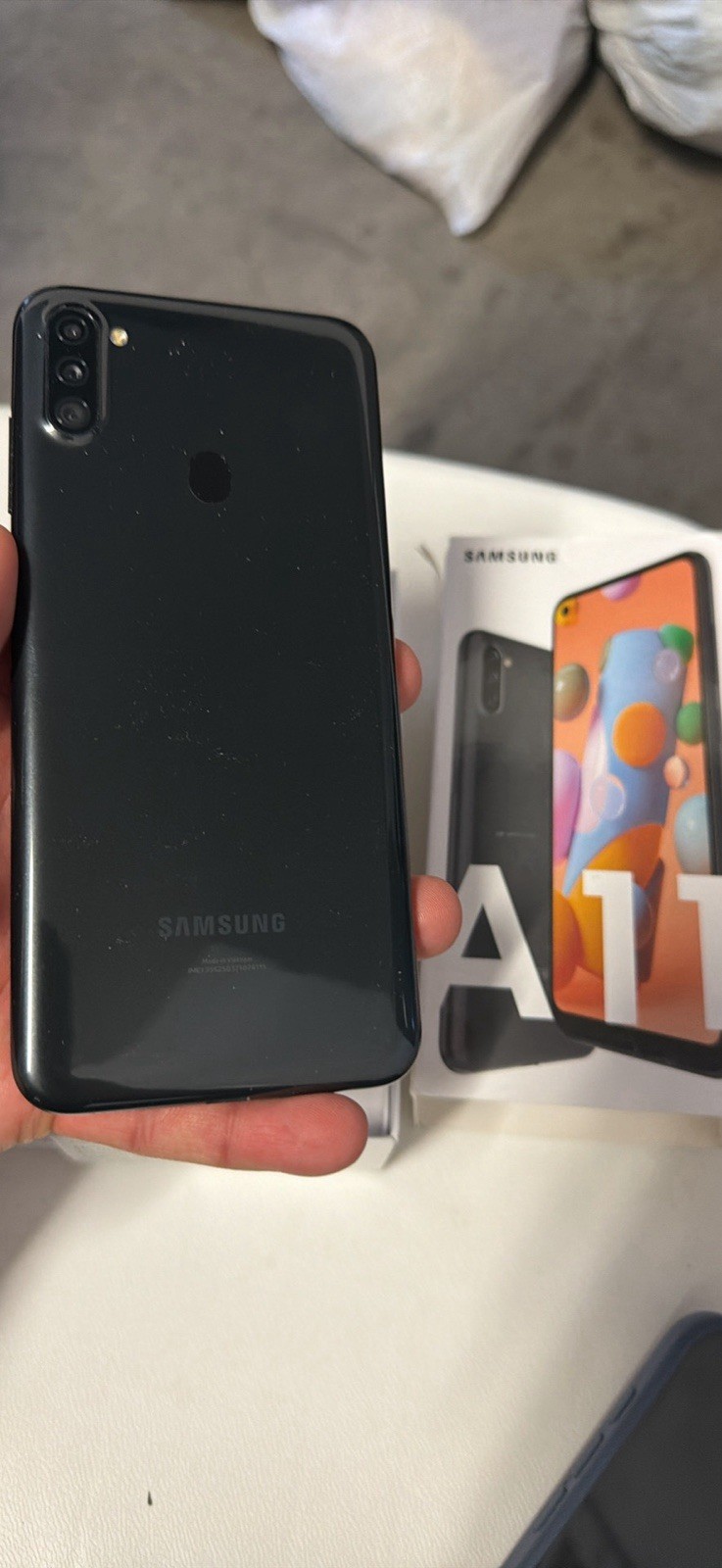 Samsung Galaxy A11 Smartphone – Black (Bar Style) with Original Box Included