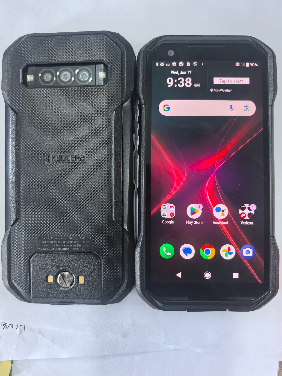 Kyocera DuraForce Pro 3 E7200 Factory Unlocked 128GB Black 5G 5.38″ 64MP Working