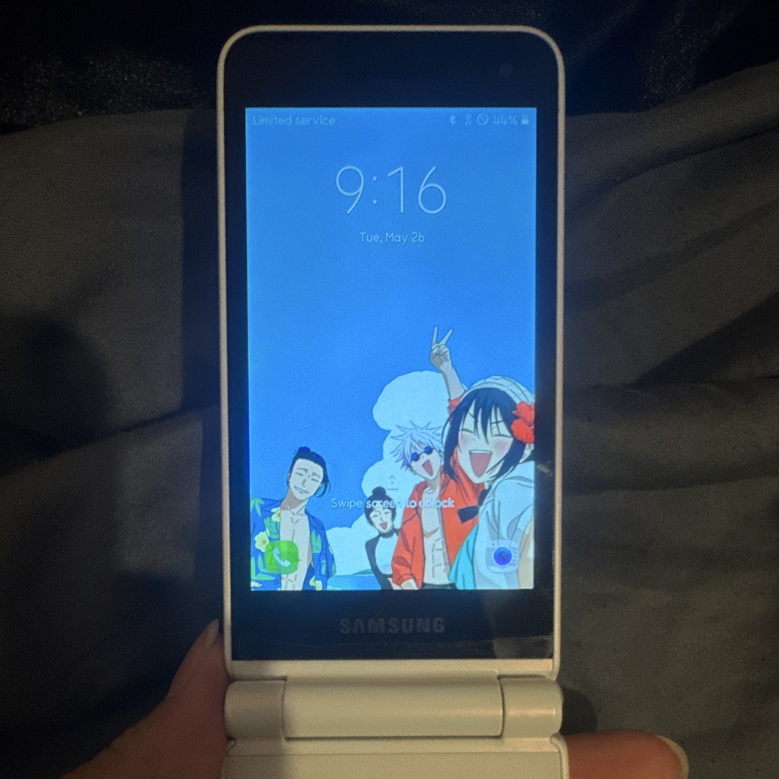 Samsung Galaxy Folder 2 SM-G160N Unlocked White Flip Android 32GB 8MP LTE