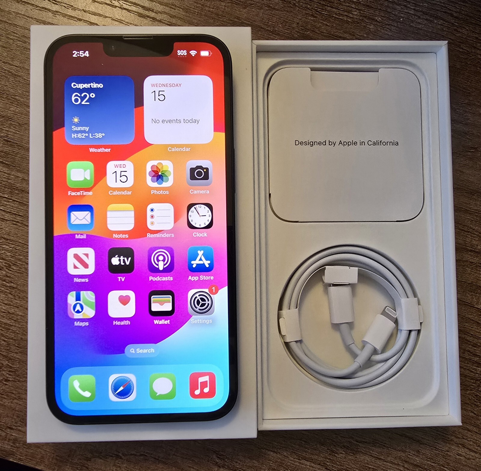 Apple iPhone 13 – 128GB – Midnight Black 5G – Tracfone Includes 2 YEARS SERVICE