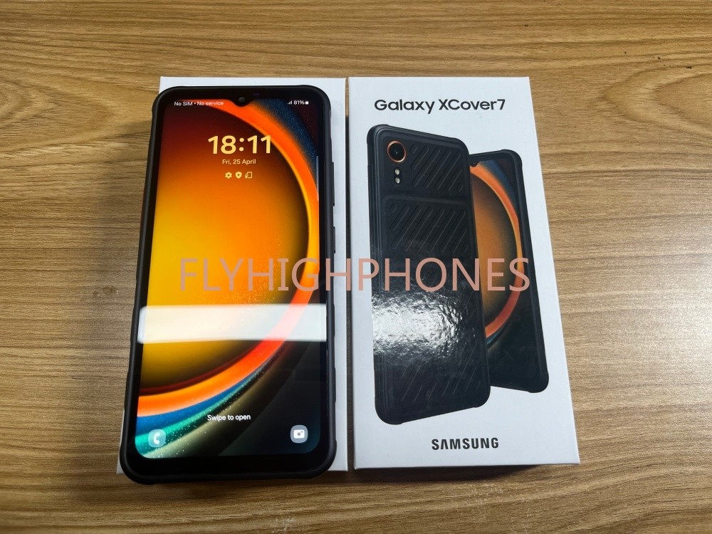 Unlocked Samsung Galaxy XCover 7 5G SM-G556B 6+128GB 6.6″ IP68 GPS New Unopened
