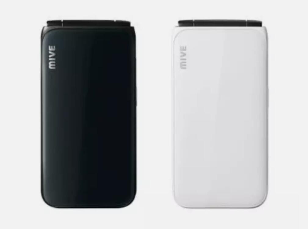 ALT MIVE Style Folder 32GB AT-M120 WIFI 4G LTE Android Black/White Phone