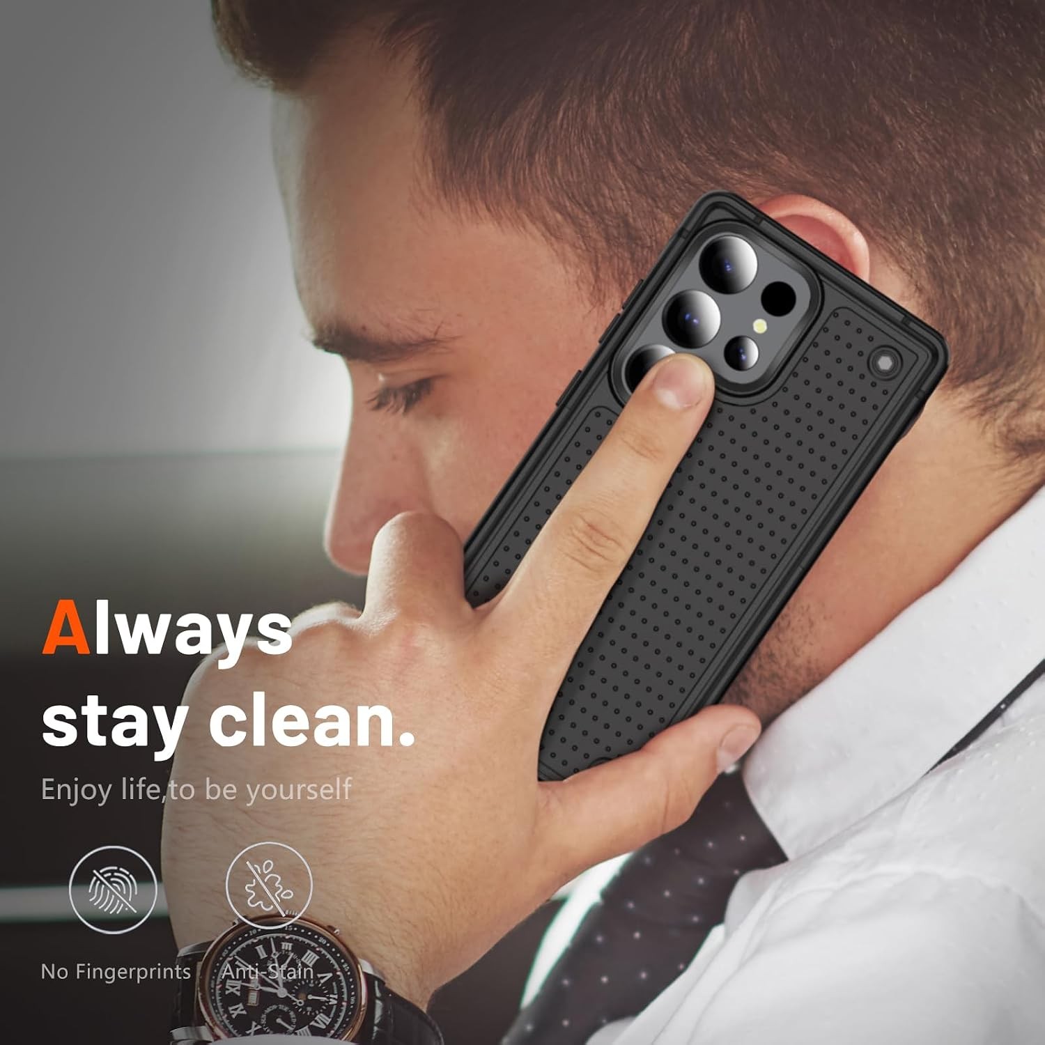 Designed for Samsung Galaxy S25 Ultra Case 2 in 1 Gift Militay Grade Drop Protec