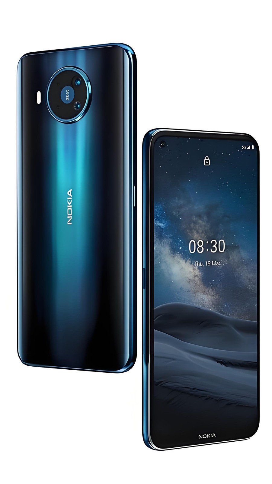 Original Nokia 8.3 5G 64G 64MP Factory Unlocked DUAL SIM CellPhone VERY GOOD A++