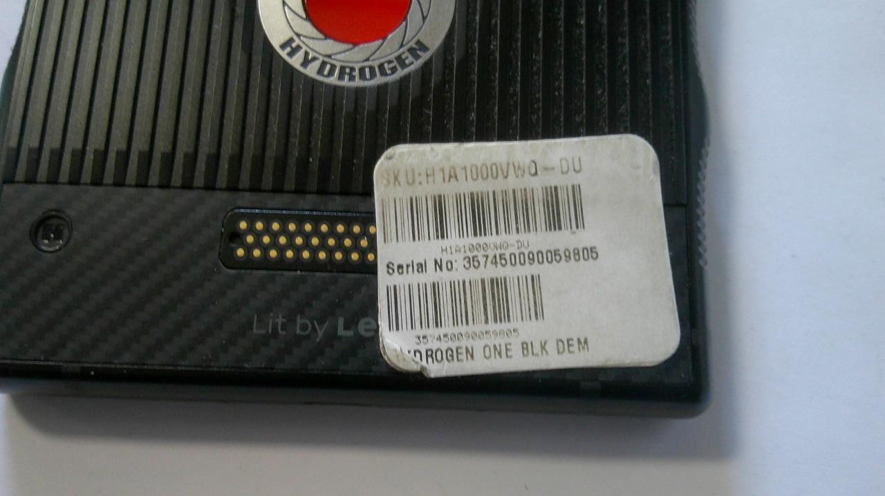 RED Hydrogen One Black Shadow 12 H1A1000 Verizon Only 128GB Good