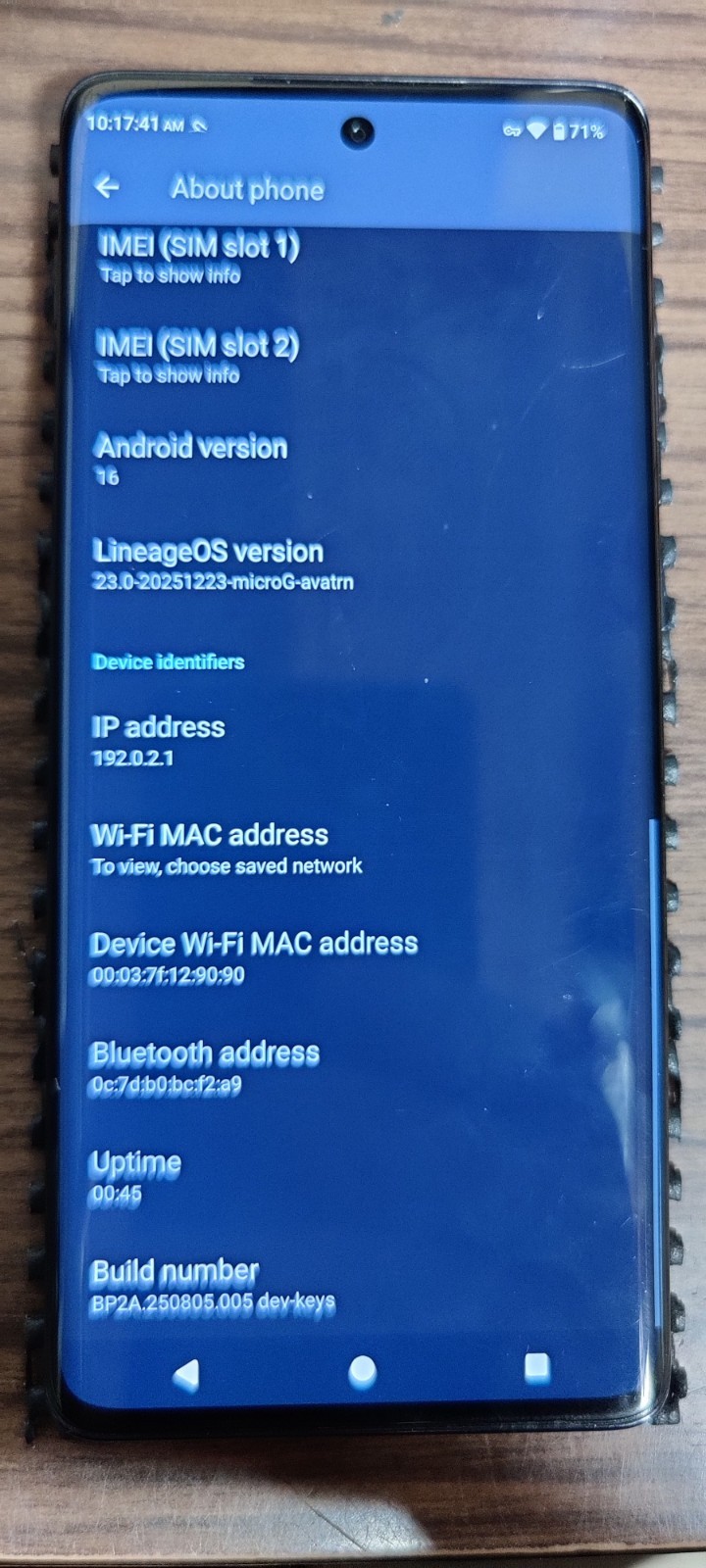 Motorola Edge 2024 Rooted Degoogled Kali Nethunter Android 16 T-Mobile Locked