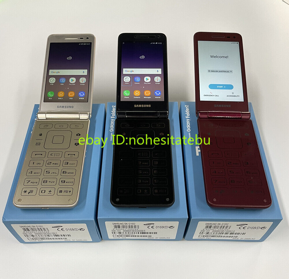 Samsung Galaxy Folder2 SM-G160N SM-G1650 Flip Unlocked SmartPhone- New Unopened