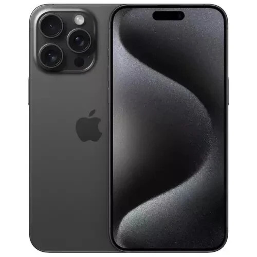 open box Apple iPhone 15 Pro MAX 512gb BLACK titanium color Unlocked