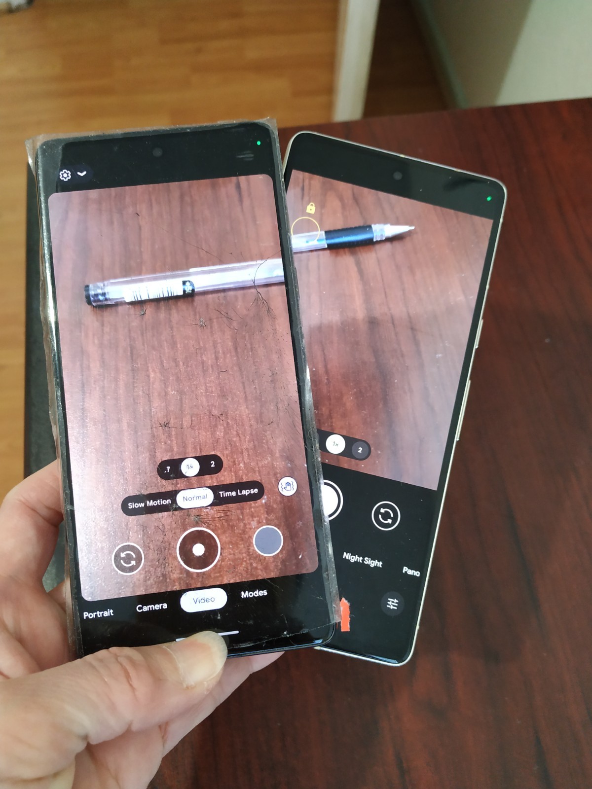 Lot of 2 Google Pixel 7 128GB Yellow /Black For parts