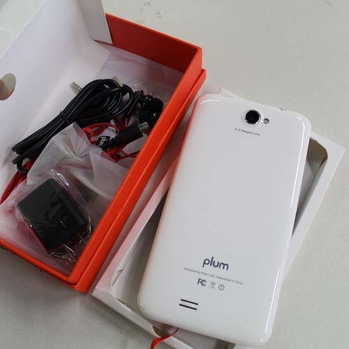 Kids Play Phone Plum Coach Plus Z620 White Unlocked Smartphone Dual SIM In Box