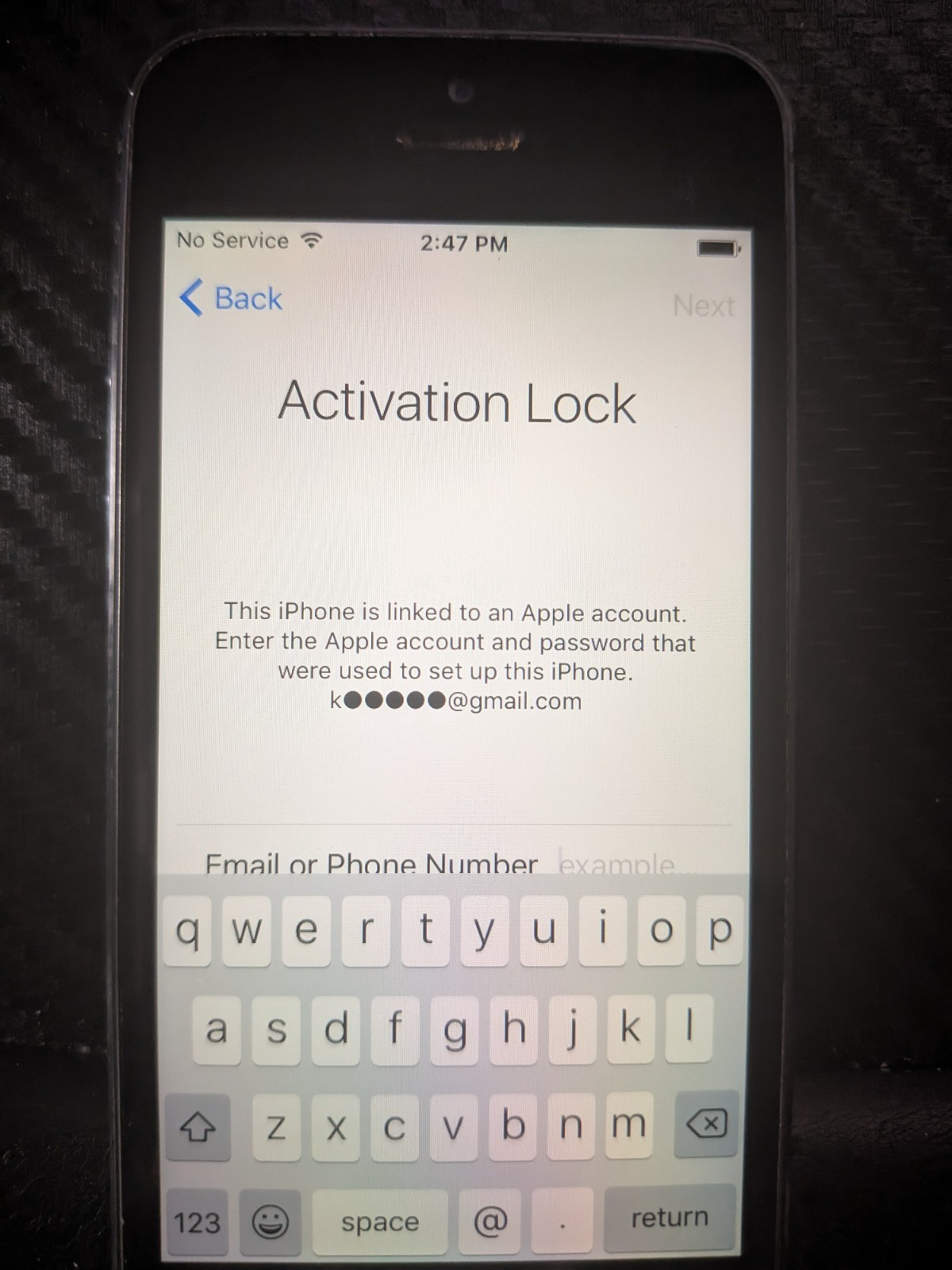 GREAT Condition Apple iPhone 5 Black Model A1429 – As Is, Locked