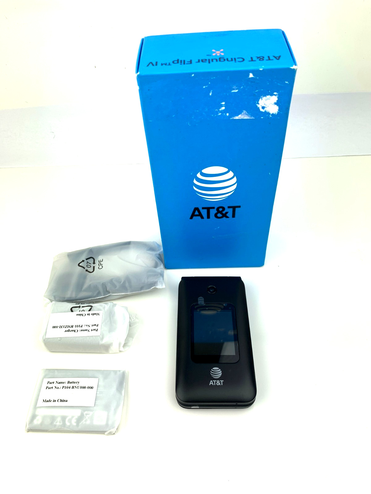 AT&T CINGULAR FLIP IV, FLIP PHONE MODEL U102AA, OPEN BOX