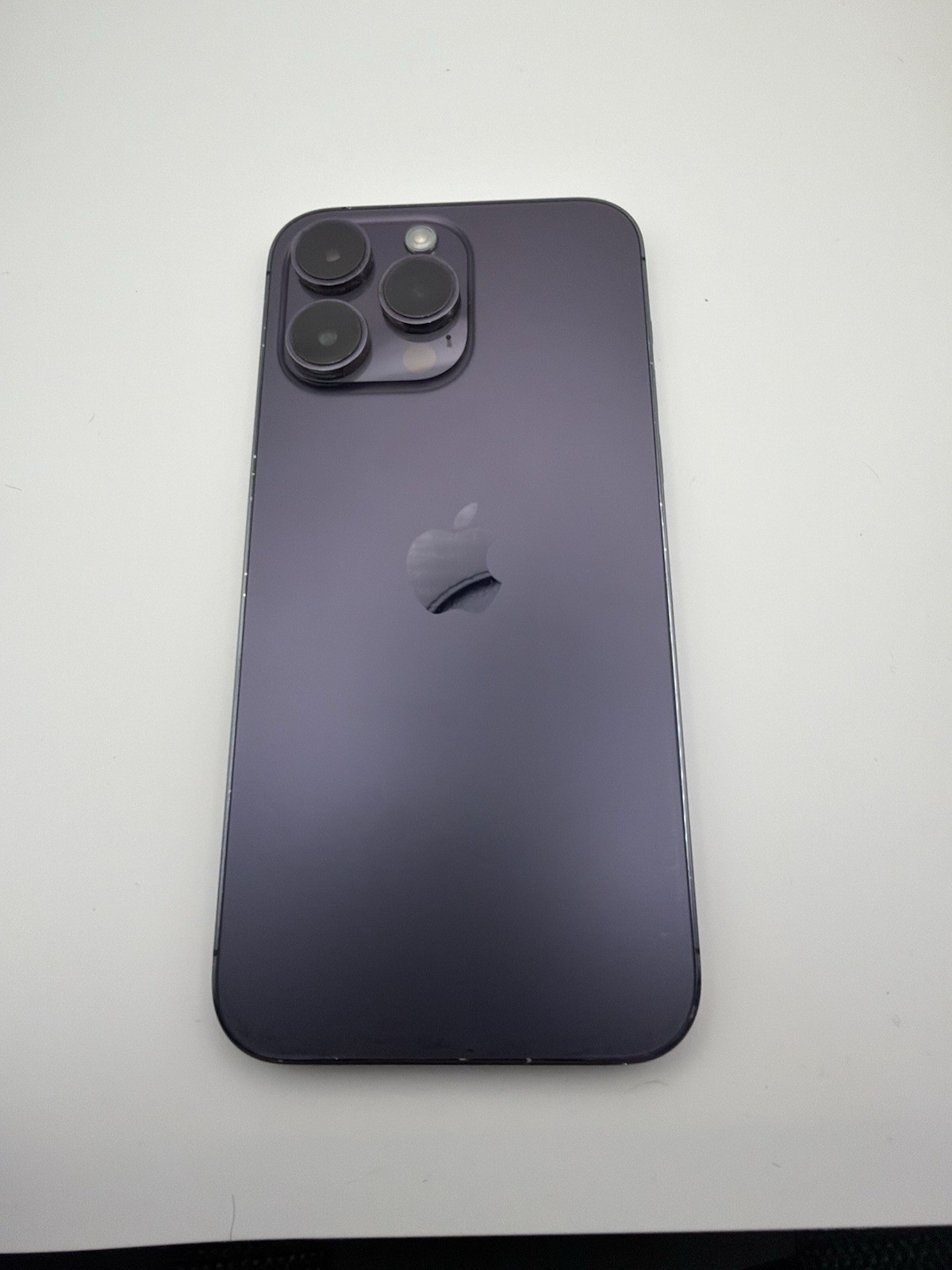 Apple iPhone 14 Pro Max Purple Slate Smartphone with Triple Rear Camera