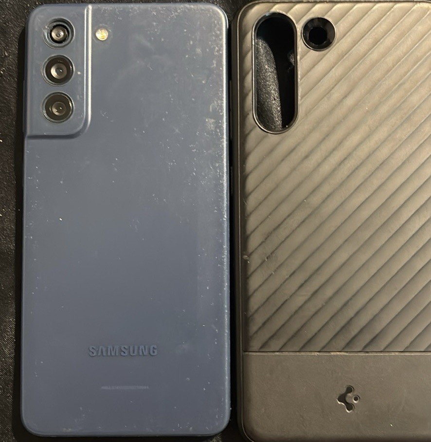 Samsung Galaxy S21 FE 5G 128GB Blue Triple Rear Camera Smartphone Used