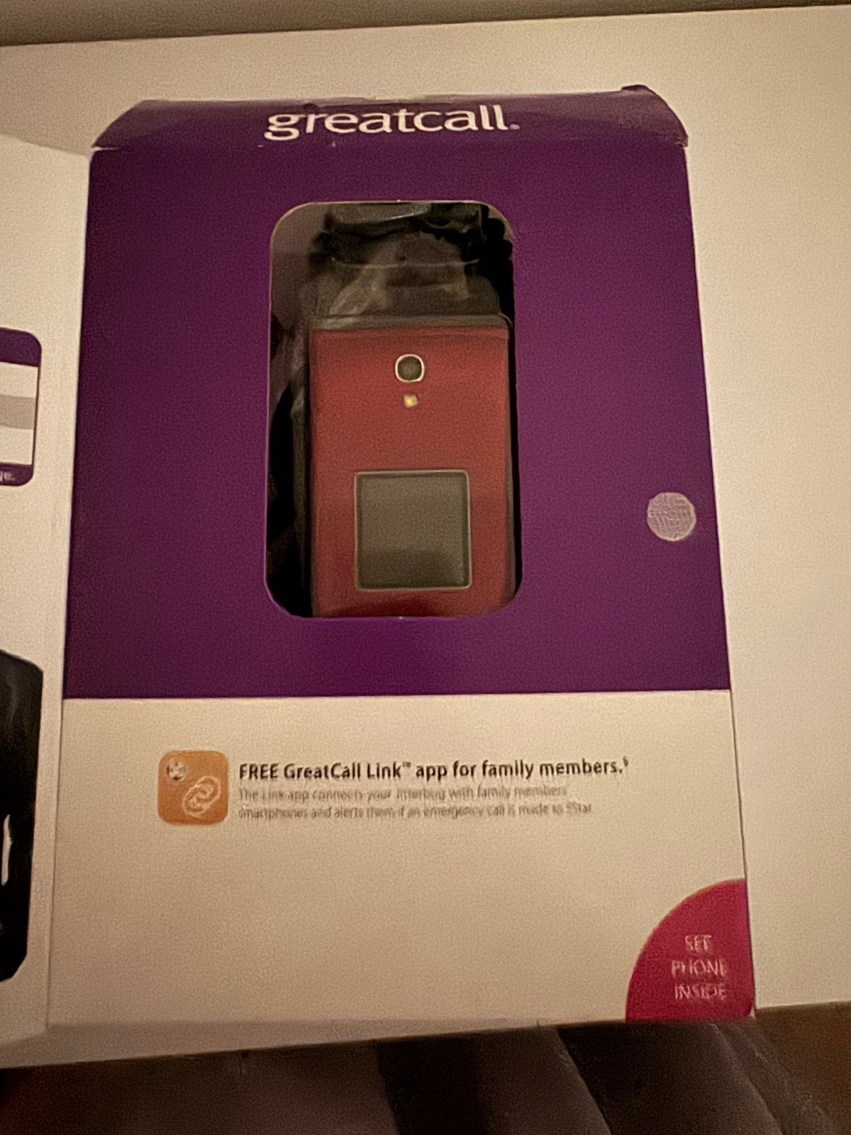 Jitterbug 4043S5RRY Flip Easy-to-Use 4G Prepaid Cell Phone Red