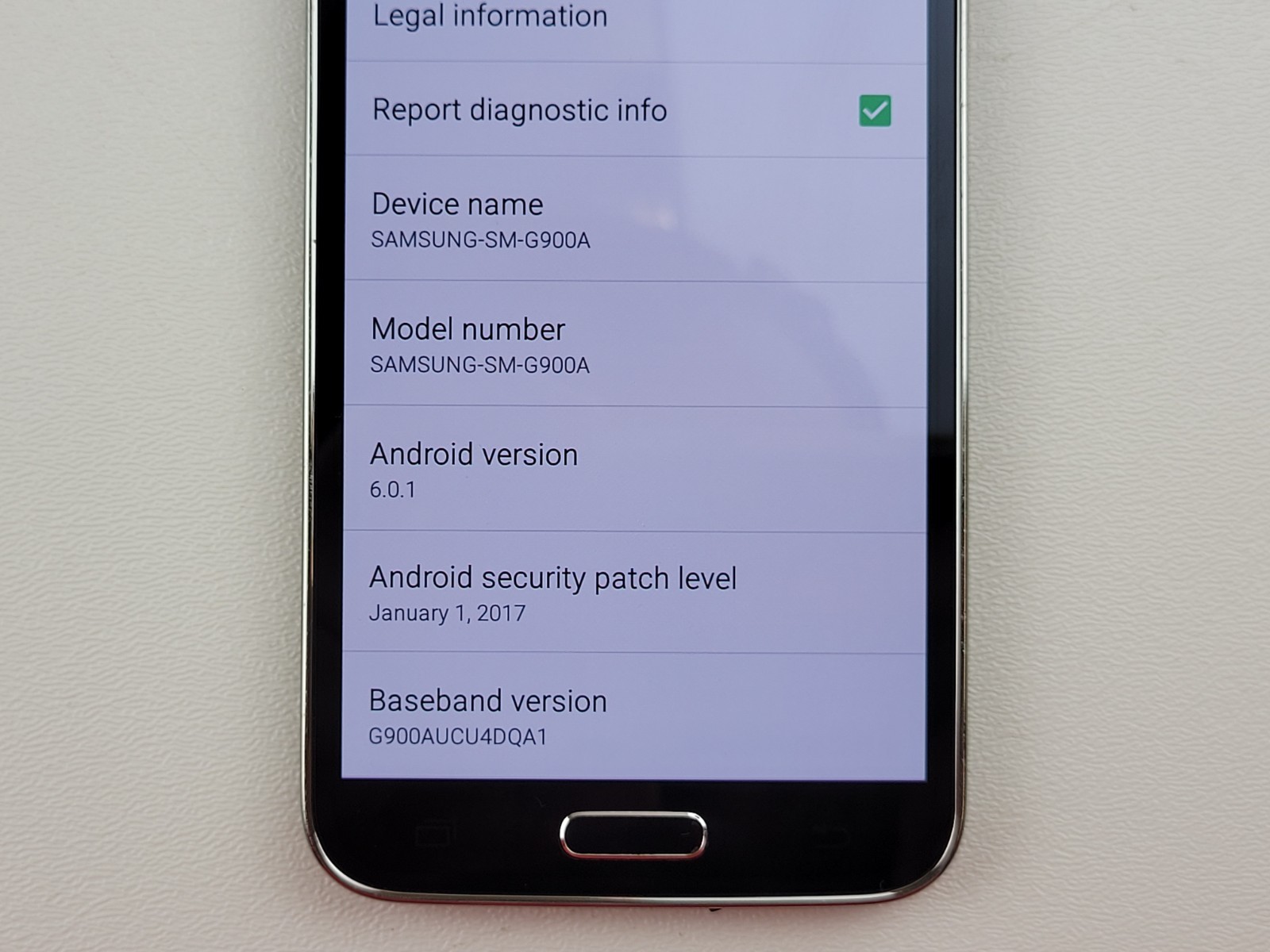 Samsung Galaxy S5 (SM-G900A) 16GB – Black (AT&T) Smartphone – Clean IMEI – H3791