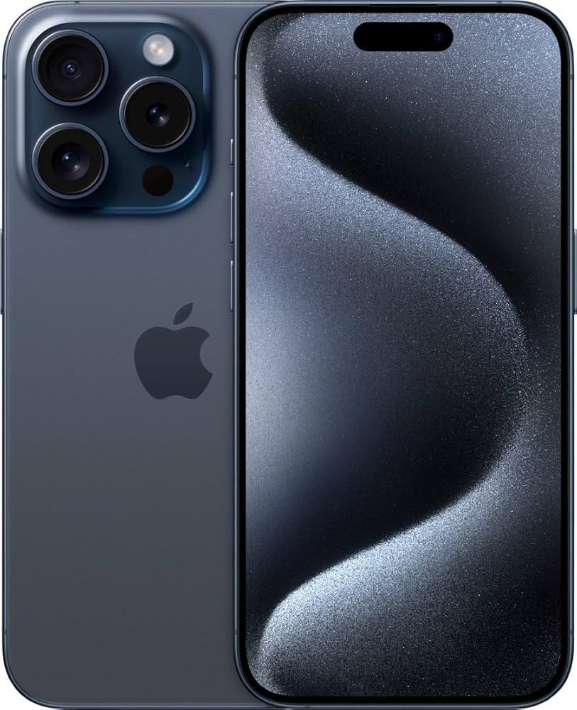 Apple iPhone 15 Pro 128GB Blue Titanium (Unlocked) SmartPhone – Good