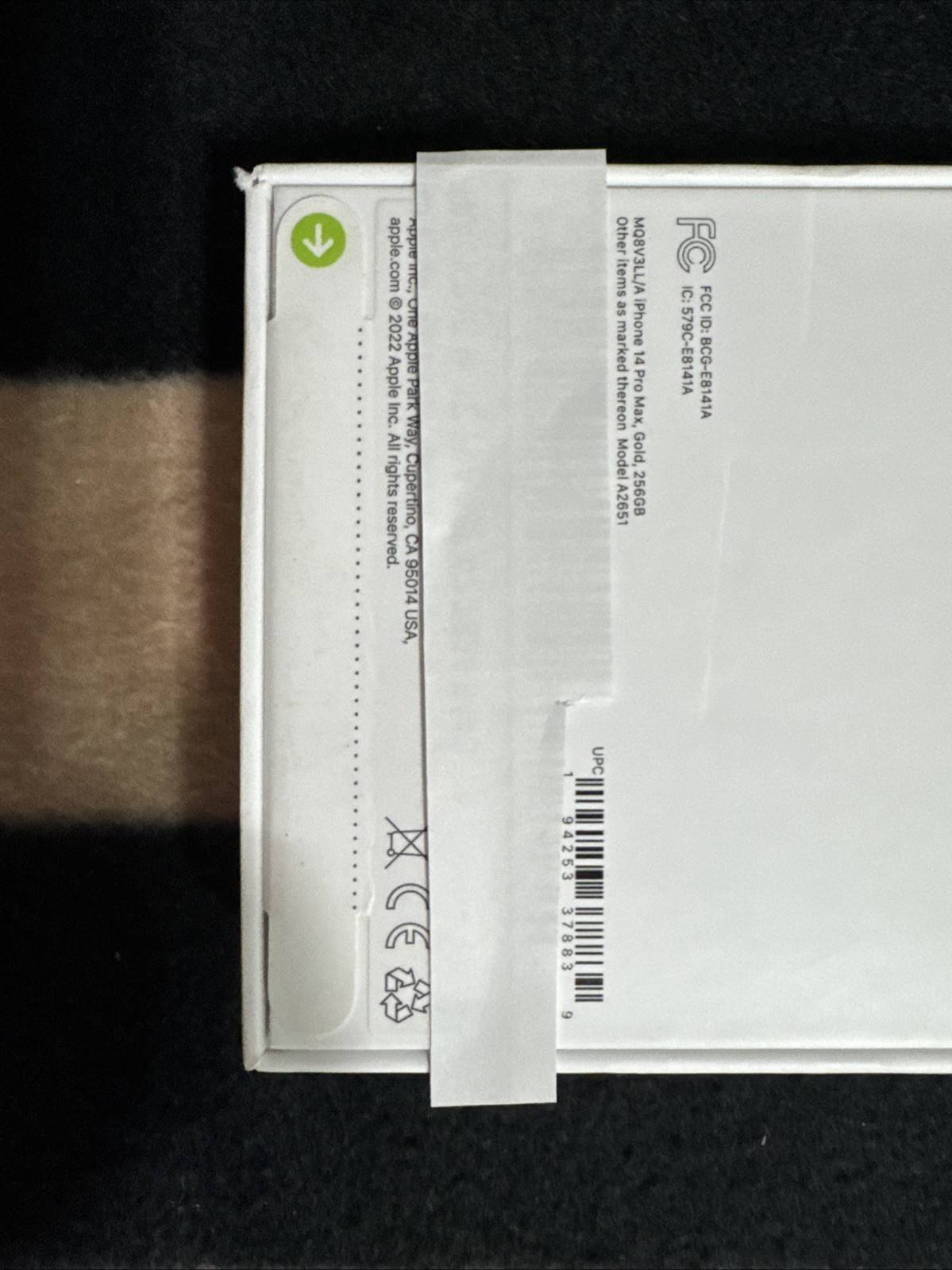 Apple iPhone 14 Pro Max – 256 GB – Gold Unlocked Dual eSIM New Sealed iOS 16