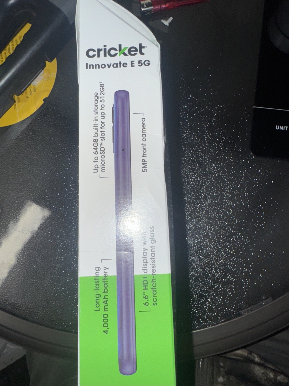 CRICKET INNOVATE E 5G Prepaid Smartphone 6.6 HD FINGERPRINT SENSOR NEW