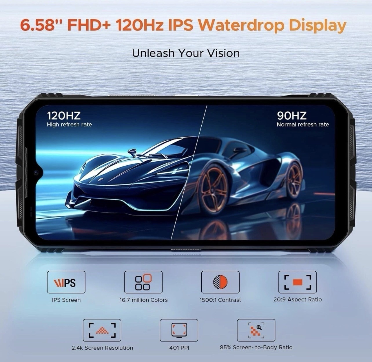 DOOGEE V Max Pro 5G Rugged Smartphone 22000mAh 32GB+512GB Android 14 108MP+20MP