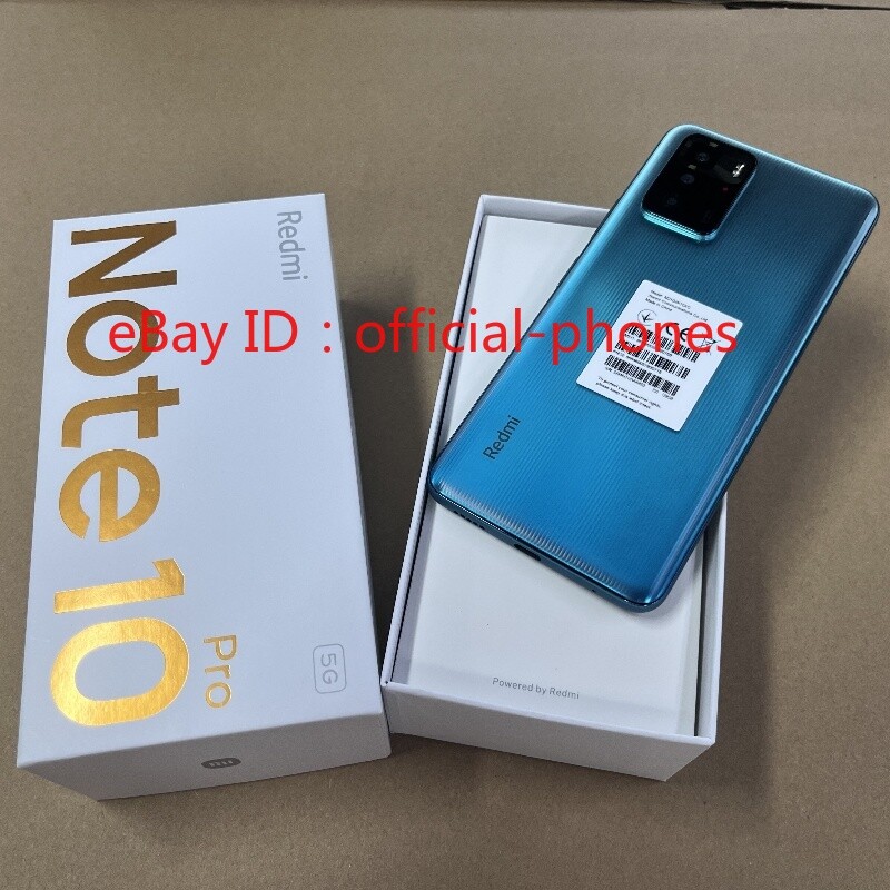 Xiaomi Redmi Note 10 Pro 5G-Dual SIM-64GB -Factory Unlocked-Octa-core-New Sealed