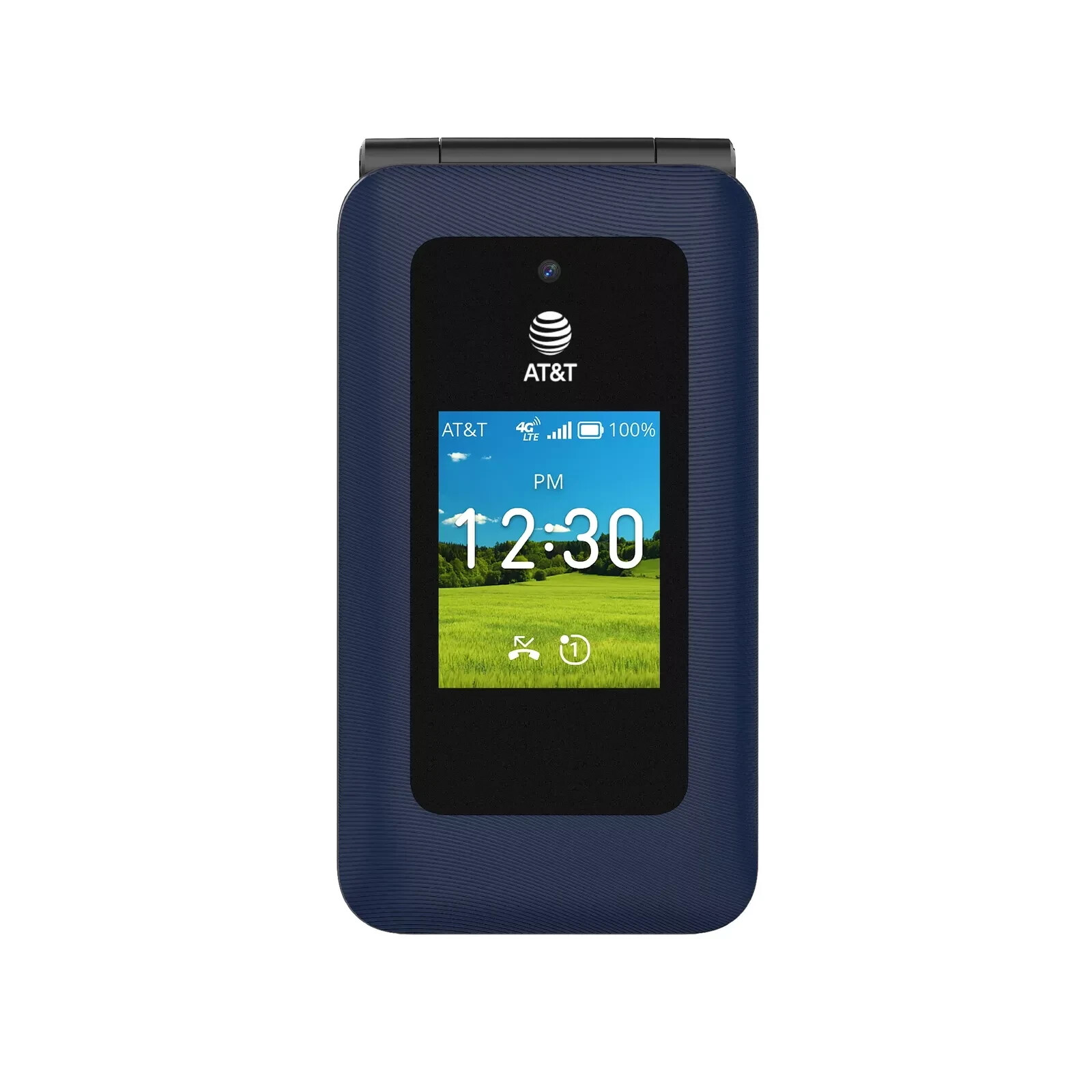 New AT&T Prepaid/Postpaid Cingular Flex 2 4G LTE Flip Phone KaiOS Blue