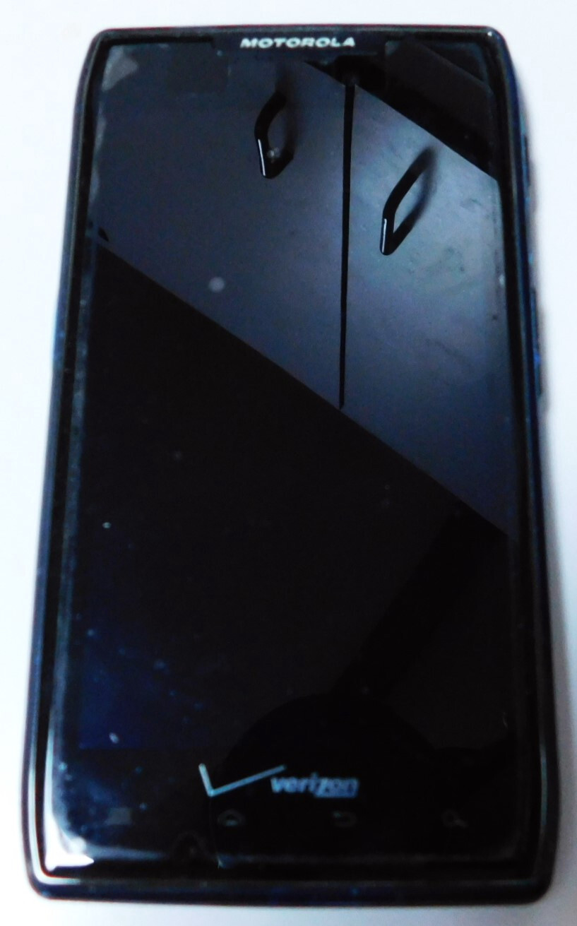 Motorola XT912 Droid RAZR Maxx Verizon Smartphone Carbon Fiber Great Condition