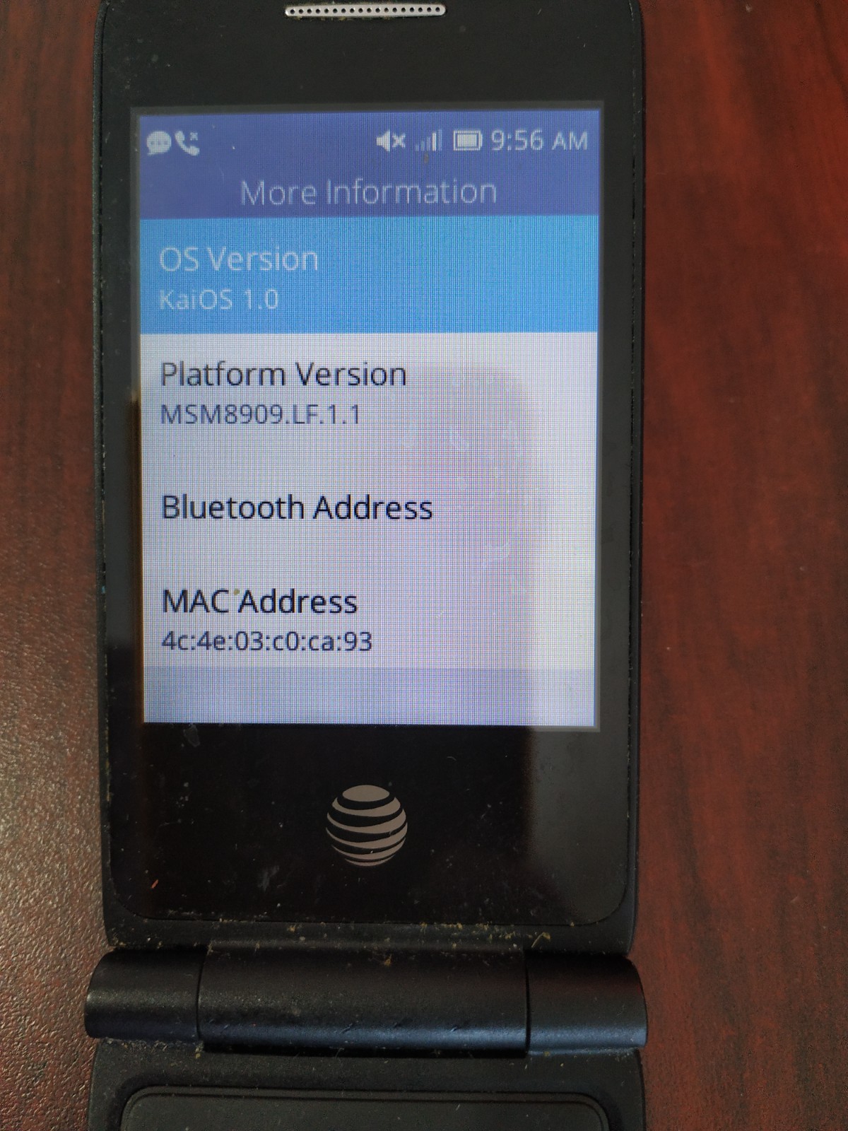 Alcatel 4044O 1GB AT&T Flip Cell Phone Works Great (Big Buttons)