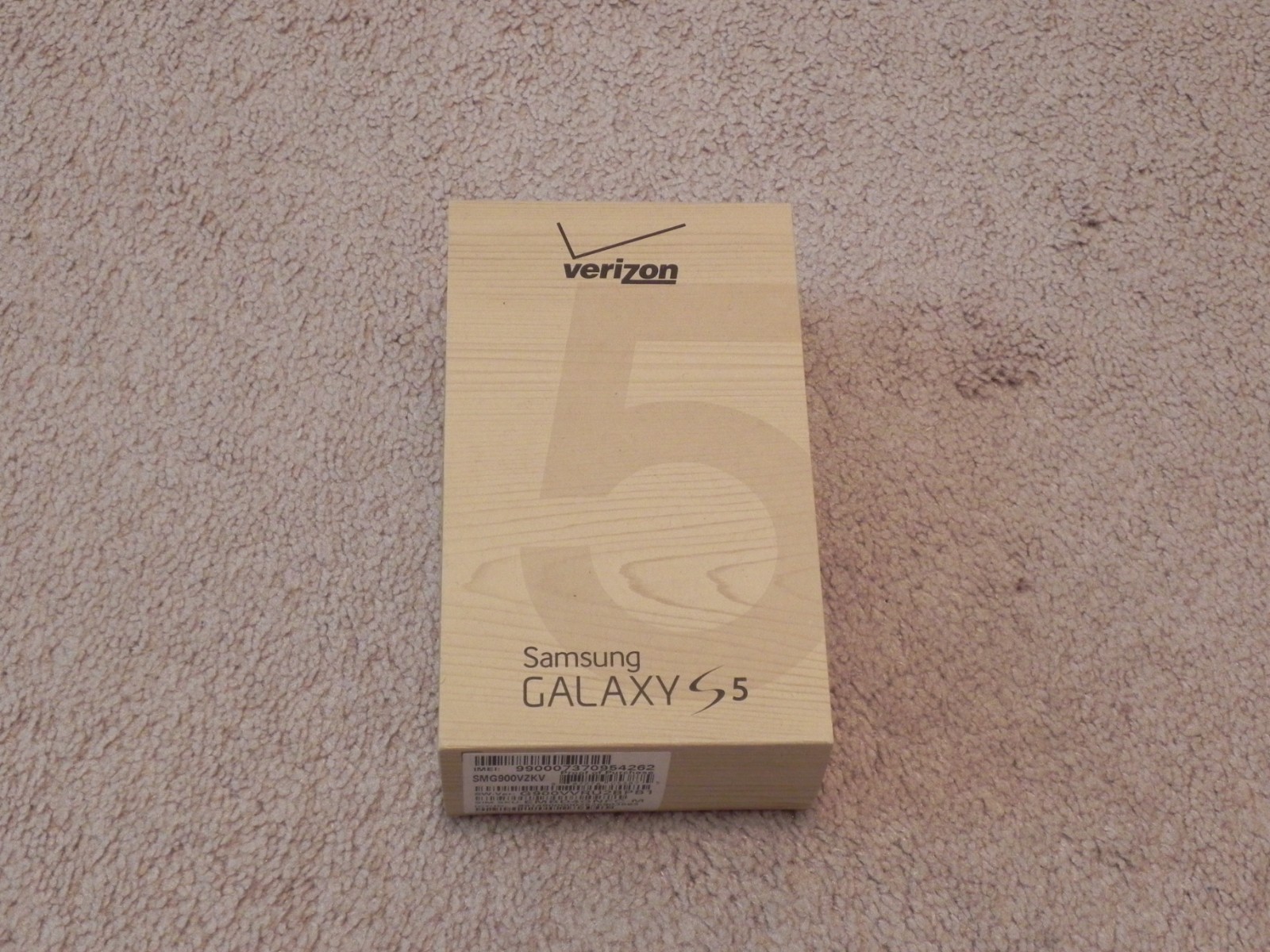 Samsung Galaxy S5 SM G900V UD 16GB Smartphone Black in Original Box