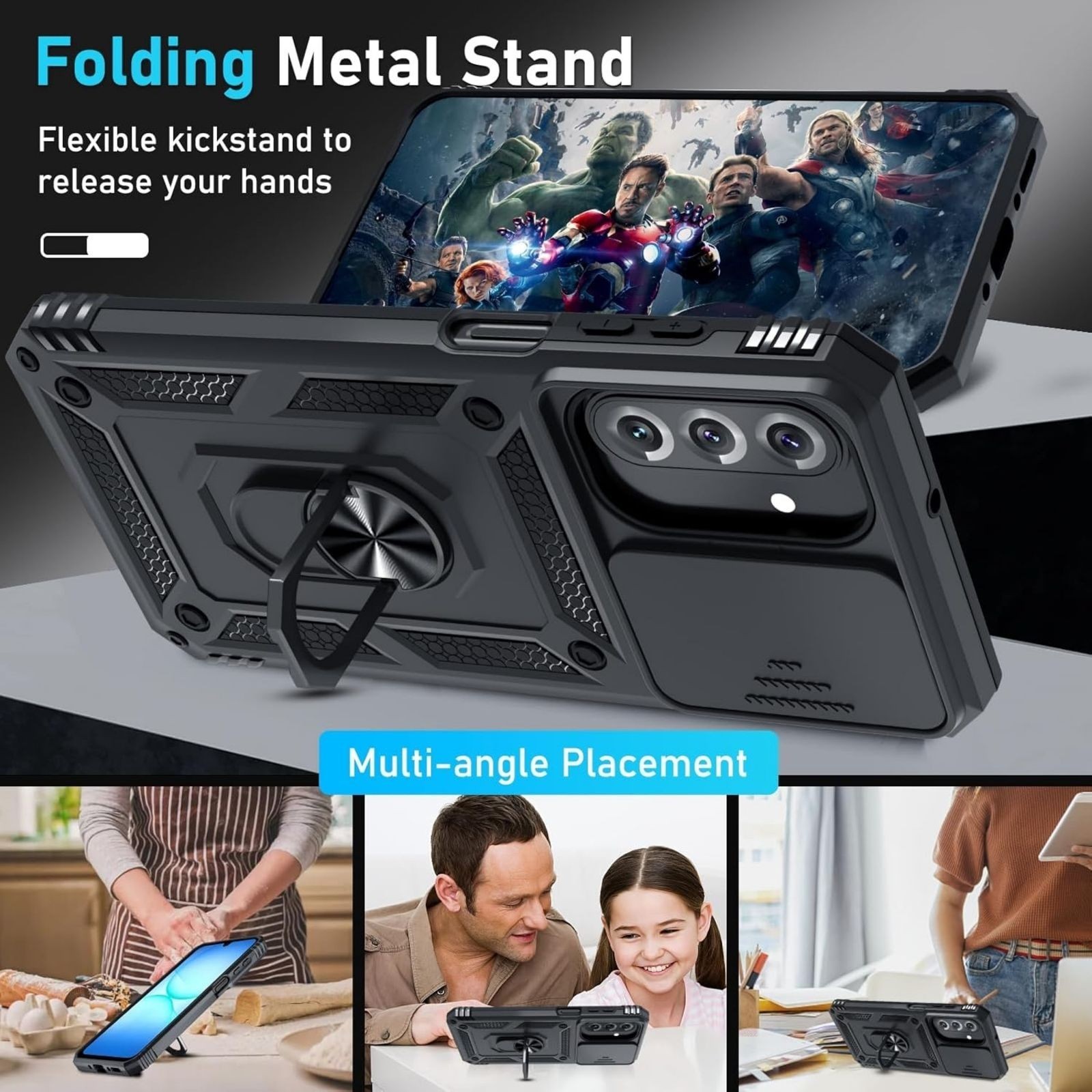 For Samsung Galaxy A17 5G Case Shockproof Protective Military Guard Phone Cover