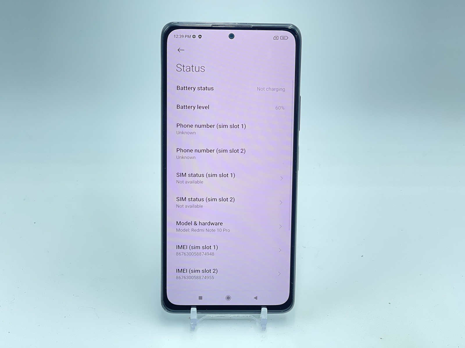 Xiaomi Redmi Note 10 Pro 128GB M2101K6G (Unknown) Black PARTS ONLY (E-0255)