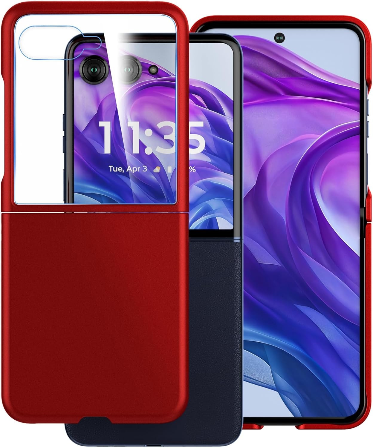 Case for Motorola Razr Plus 2024/2025 – Thin Hard Matte Polycarbonate Cover