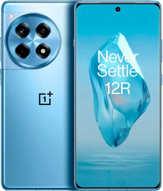 OnePlus 12r with TikTok installed in perfect condition. Blue unlocked 256gb