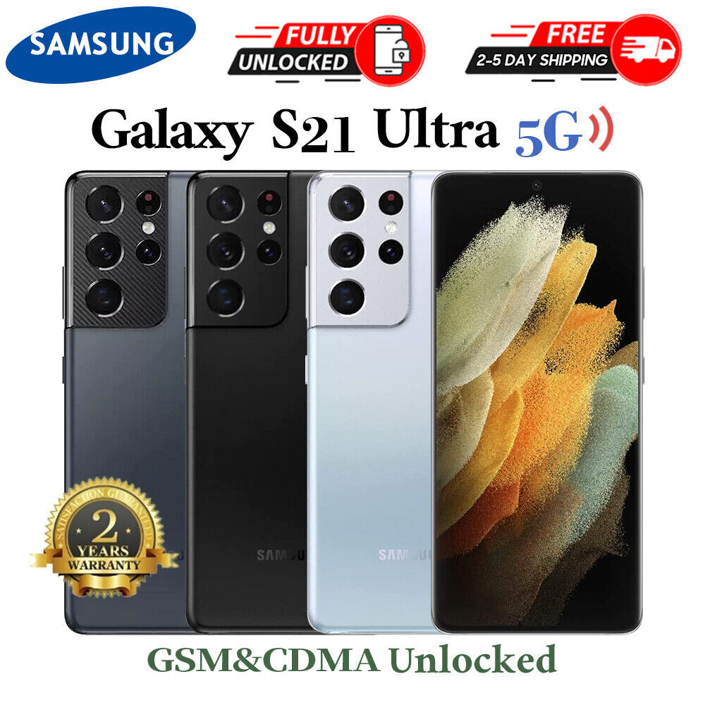 😍NEW & SEALED Samsung Galaxy S21 Ultra 🆚S22 Ultra 5g Factory Unlocked GSM+CDMA