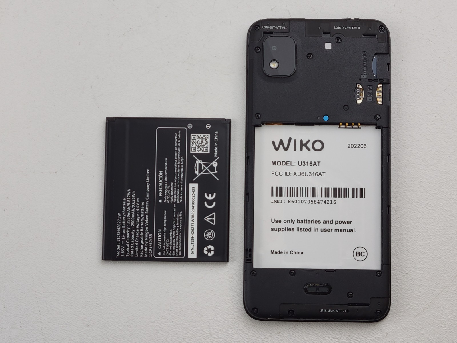 (USED) Tinno / Wiko Life 3 (U316AT) 16GB – Blue (GSM Unlocked) Smartphone