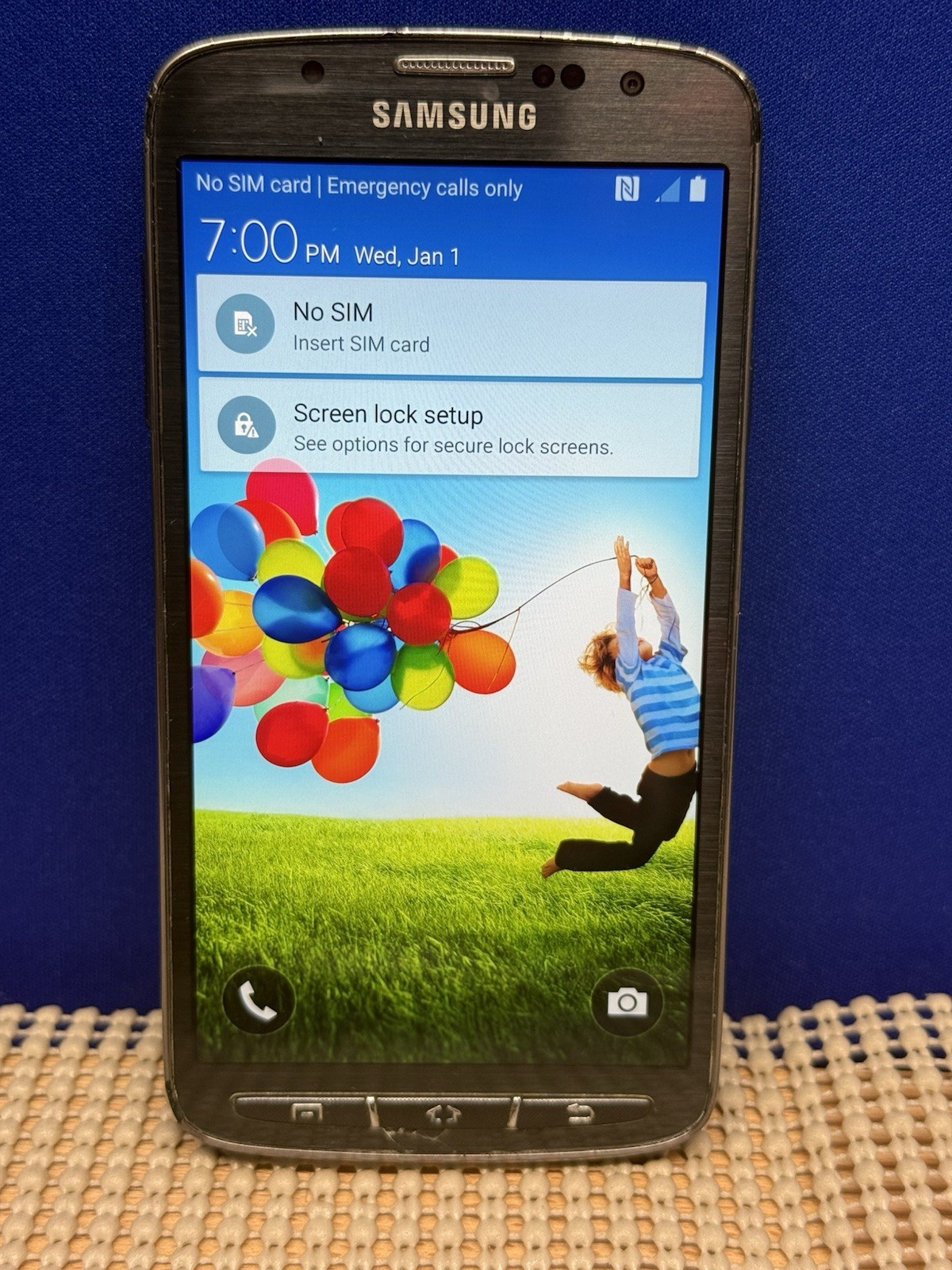 Samsung Galaxy S4 Active SGH-I537 Gray (ATT) 16GB AT&T Phone