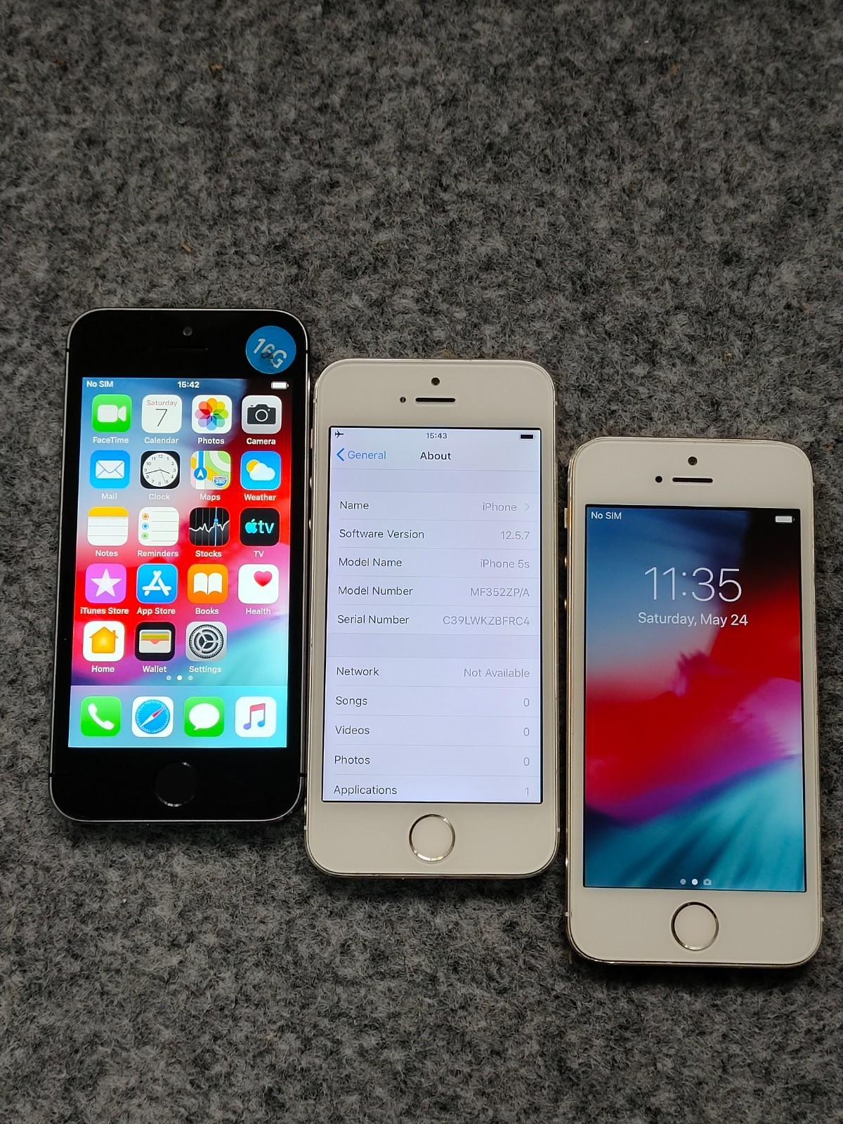 Apple iPhone 5s 16/32/64GB Gray/Silver/Gold Factory UNLOCKED Any carrier