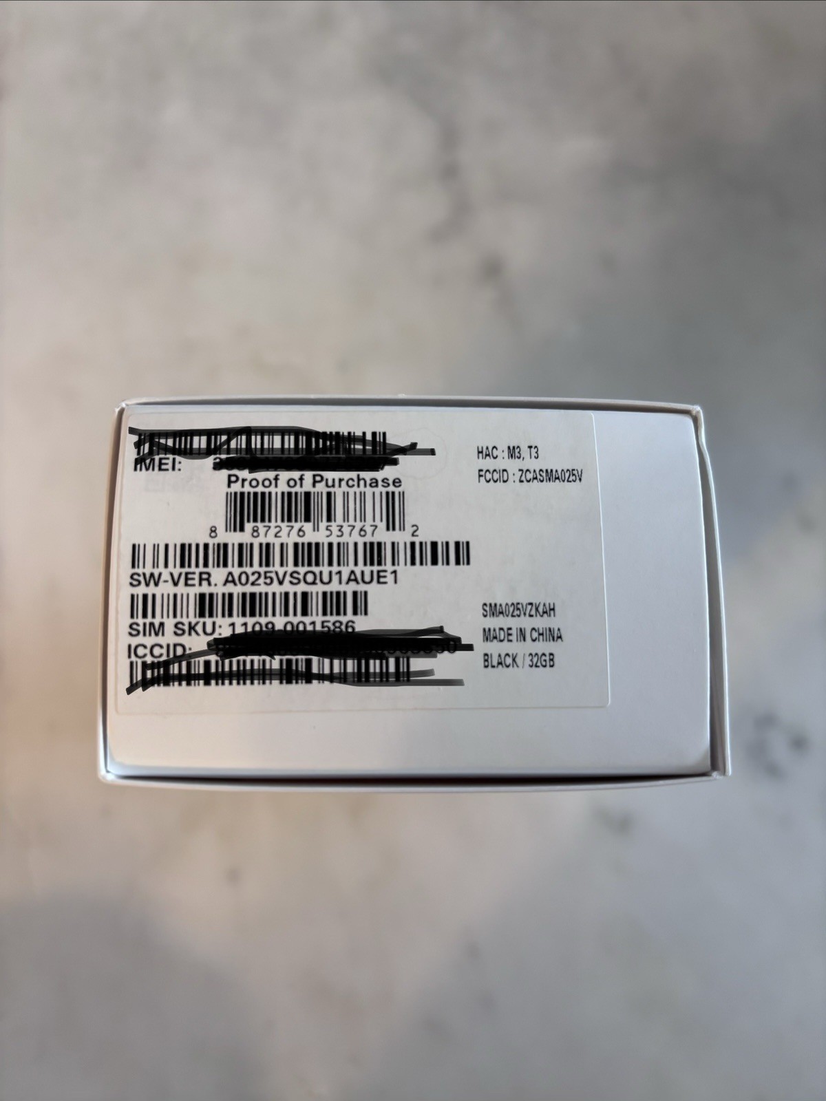 NEW Factory Sealed Samsung Galaxy A02s 32GB Black Spectrum SM-A025V Smartphone