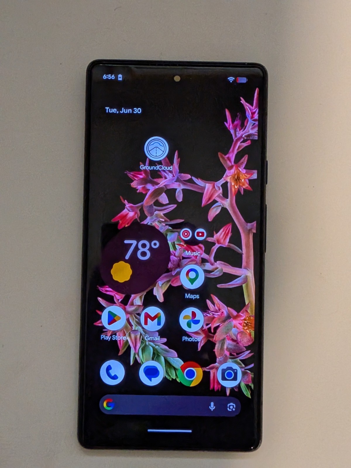 Google Pixel 6 – 128 GB – Stormy Black (Unlocked)
