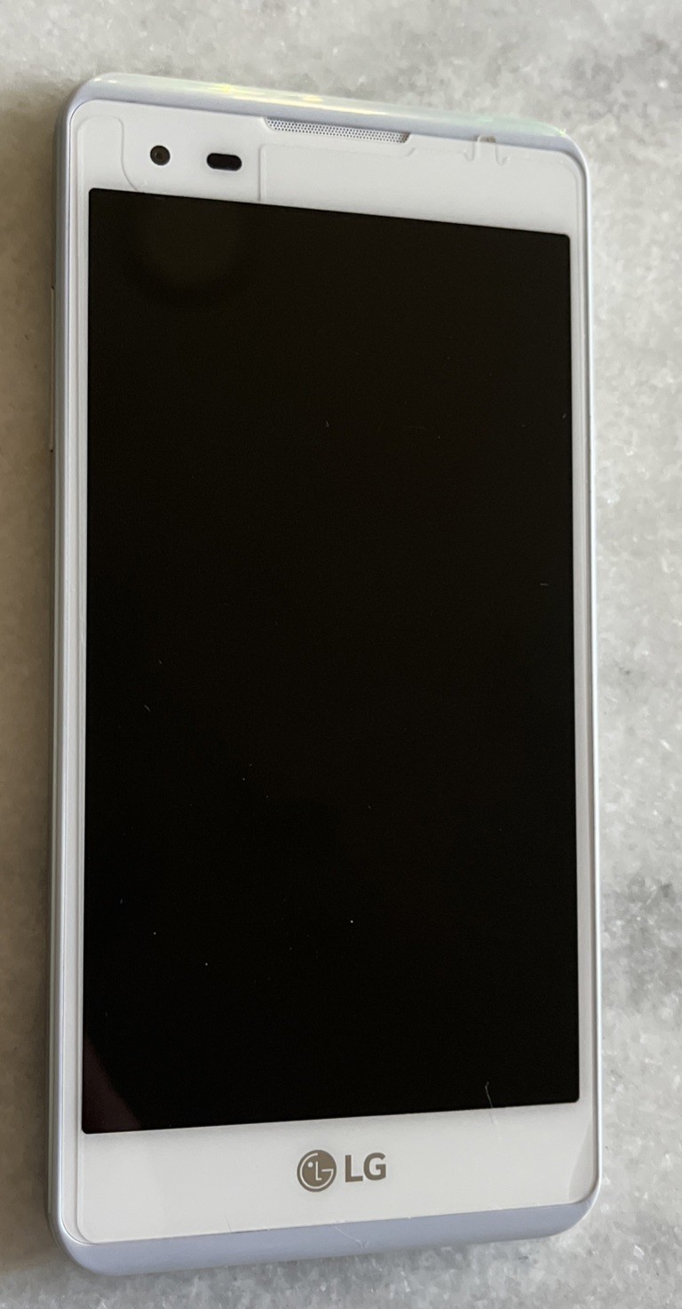 LG LS676 Tribute HD Sprint Cell Phone Android (White) Untested For Parts