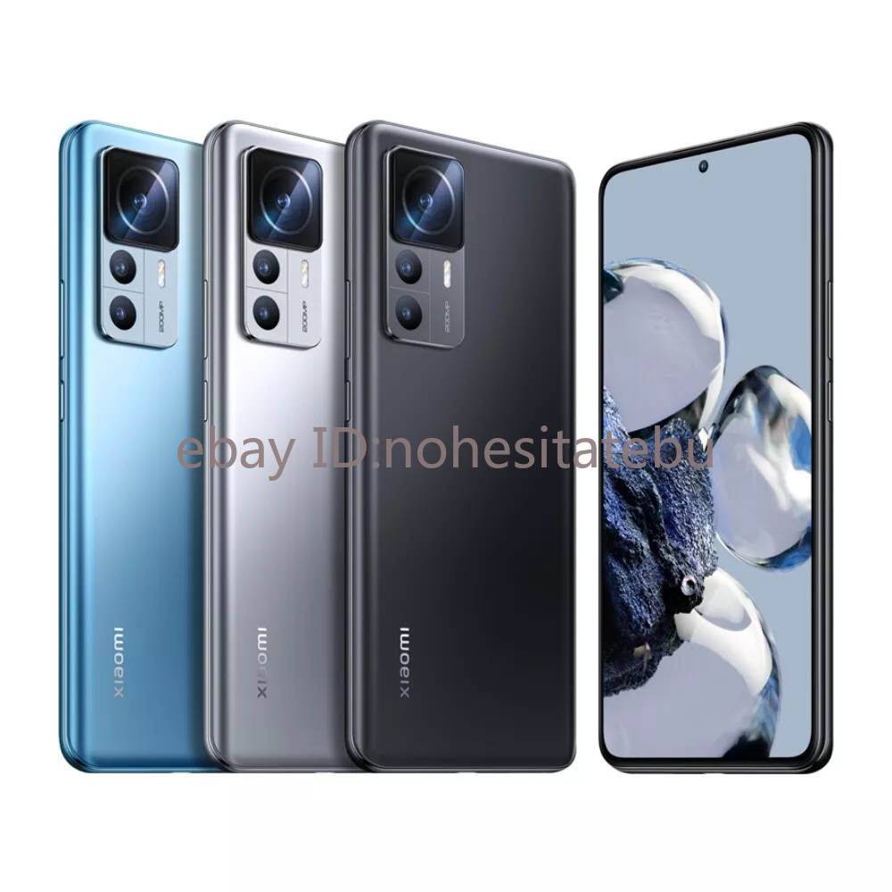 Unlocked Xiaomi 12T Pro 5G Dual SIM 12+256GB 200MP 6.67″ Original Phone 5000mAh